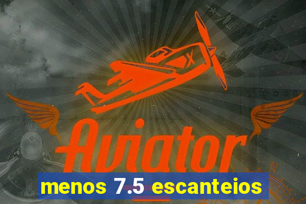 menos 7.5 escanteios